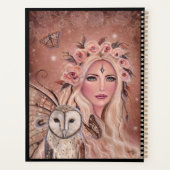 ルネ・ラヴォワによるフクロウとフィランサの妖精 プランナー手帳 (裏面)