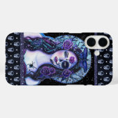 ルネ・ラヴォワによる死者の日のアート Case-Mate iPhoneケース (裏面 (横))