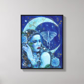 ルネ・L・ラヴォワによる女神の天体アート キャンバスプリント (正面)