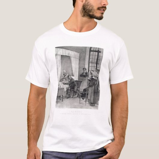 ルネTheophile Hyacinthe Laennec Tシャツ (正面)