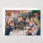 ルノアールによるボートパーティー昼食会 サンキューカード (正面/裏面)