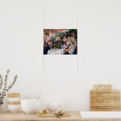 ルノアールによるボートパーティー昼食会 ポスター (キッチン)