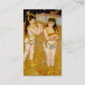 ルノアールのケルバットでサーケ・フェルナンドの（1879年） 名刺 (裏面)