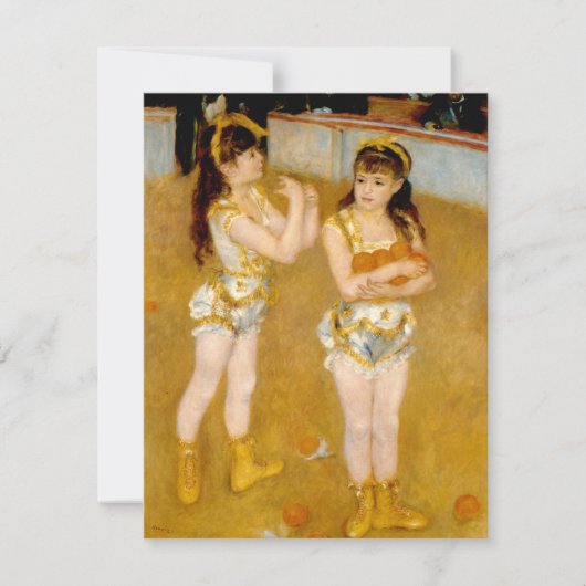 ルノアールのケルバットでサーケ・フェルナンドの(1879年) 招待状 (正面)