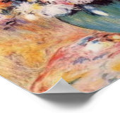 ルノアールのチューリップとアネモネの花瓶 ポスター (角)