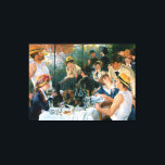 ルノアールのボートパーティーの昼食会（1881年） キャンバスプリント<br><div class="desc">クラシック印象派絵画のピエール=オーガスト・ルノアール氏の作品は、公共の領域に渡り、素晴らしい贈り物や他の製品を作っている。彼の社交界の人々の色彩の鮮やか多くのシーンの一つ、彼の将来の妻(犬と一緒に遊)を含む。ピエール・オーガスト・ルノアールは印象派の運動の創始者の一人である。非常に多作な画家で色彩の鮮やか、彼の家族の多くの写真とフランスのだけでなく、人生のシーン。当社の製品はすべて、解像度、色および詳細を提供するために慎重に編集された最高の大きな画像で作られている。</div>