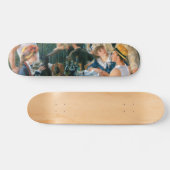 ルノアールのボートパーティーの昼食会（1881年） スケートボード (横)