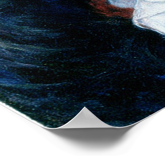 ルノアールのボートパーティーの昼食会（1881年） ポスター (角)