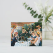 ルノアールのボートパーティーの昼食会(1881年) ポストカード (スタンド正面)