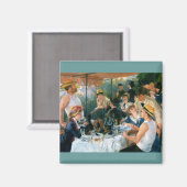 ルノアールのボートパーティーの昼食会(1881年) マグネット (正面/裏面)