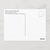 ルノアールのポートレートバイフレデリックバジールハガキ ポストカード (裏面)