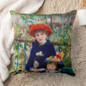 ルノアールの母子装飾用クッション クッション (ブランケット)