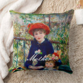 ルノアールの母子装飾用クッション クッション (ブランケット)