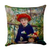 ルノアールの母子装飾用クッション クッション