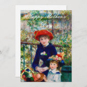 ルノアールの母子 シーズンカード (正面/裏面)