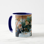 ルノアールの船遊びのパーティー(1881年)の昼食会 マグカップ (正面左)