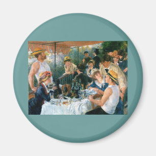ルノアールの船遊びのパーティー(1881年)の昼食会 マグネット