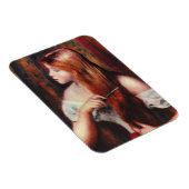 ルノアールの若い女の子が彼女の髪の磁石をコーミング マグネット (右側)