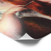 ルノアールの若い女の子が彼女の髪をコーミングプリント フォトプリント (角)