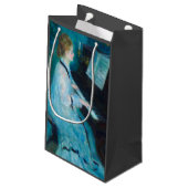 ルノアールウーマンピアノミュージックミュージシャン スモールペーパーバッグ (裏面アングル)