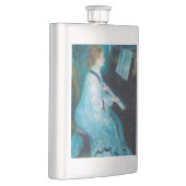 ルノアールウーマンピアノミュージックミュージシャン フラスク (右)