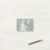 ルノアールウーマンピアノミュージックミュージシャン ポストイット (デスク上)