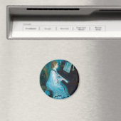 ルノアールウーマンピアノミュージックミュージシャン マグネット (インサイチュ (食洗機))