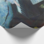 ルノアールウーマンピアノミュージックミュージシャン ラッピングペーパー (角)