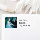 ルノアールウーマンピアノミュージックミュージシャン ラベル (インサイチュ)