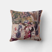 ルノアールスタイル馬絵画内閣 クッション (裏面)