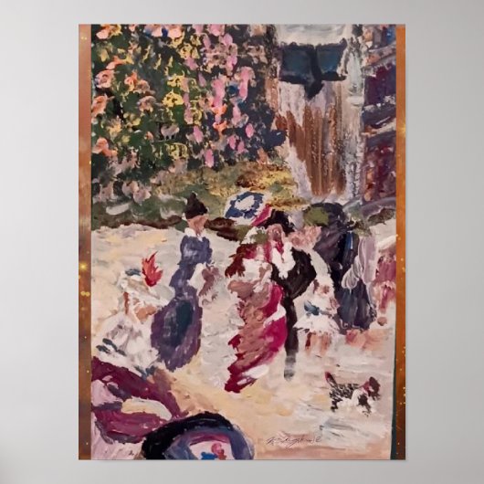 ルノアールスタイル馬絵画内閣 ポスター (正面)