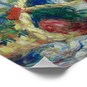 ルノアールツーシスターズテラス印象派絵を描の ポスター (角)