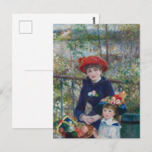 ルノアールツーシスターズテラス印象派絵を描の ポストカード