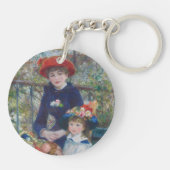 ルノアールツーシスターズテラス感フランスの象主義 キーホルダー (裏面)