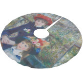 ルノアールツーシスターズテラス感フランスの象主義 ブラッシュドポリエステルツリースカート (アングル)