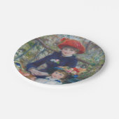 ルノアールツーシスターズテラス感フランスの象主義 ペーパープレート (アングル)