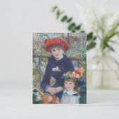 ルノアールツーシスターズテラス感フランスの象主義 ポストカード (スタンド正面)