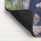 ルノアールツーシスターズテラス感フランスの象主義 マウスパッド (コーナー)