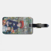 ルノアールツーシスターズテラス感フランスの象主義 ラゲッジタグ (裏面横)
