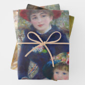 ルノアールツーシスターズテラス感フランスの象主義 ラッピングペーパーシート (インサイチュ)