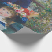 ルノアールツーシスターズテラス感フランスの象主義 ラッピングペーパー (角)