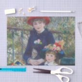 ルノアールツーシスターズテラス感フランスの象主義 薄葉紙 (クラフト)