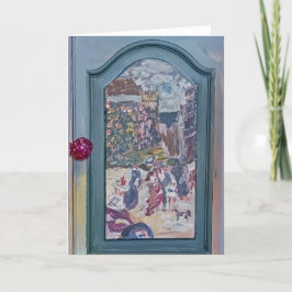 ルノアールフランスのスタイルキャビネットのドア シーズンカード