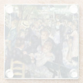 ルノアールムーランダンスガレットパーティー ガラスコースター (裏面)