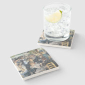 ルノアールムーランダンスガレットパーティー ストーンコースター (横)