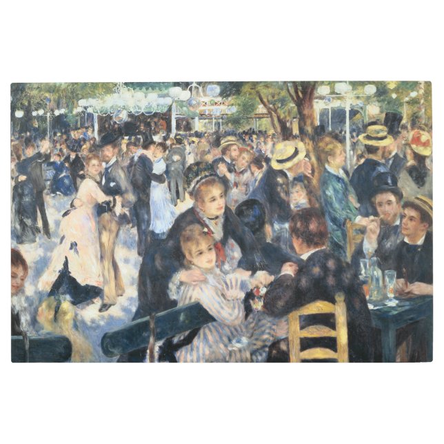 ルノアールムーランダンスガレットパーティー メタルプリント (正面)