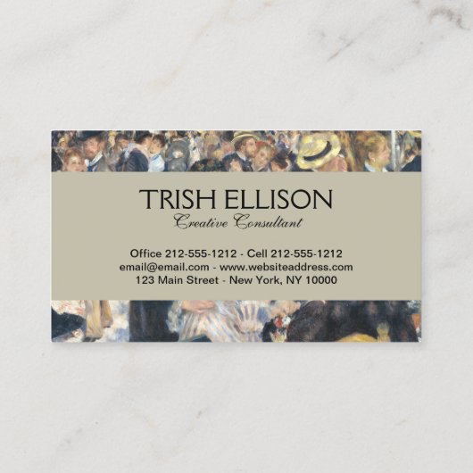 ルノアールムーランダンスガレットパーティー 名刺 (裏面)