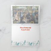 ルノアールムーランデラガレットツリーフレームクリスマス シーズンカード (内部)