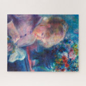 ルノアールヤングウーマン裁縫 ジグソーパズル (横)