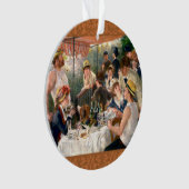 ルノアールルフランスのンチョンボートパーティー オーナメント (正面)